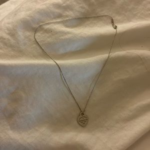 Tiffany and co medium pendant heart